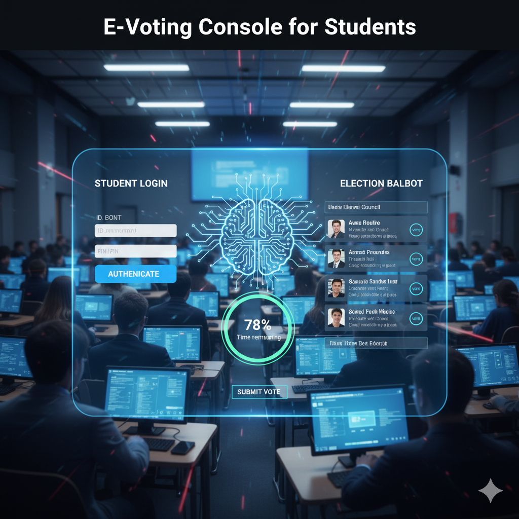 E-Voting Console for Students